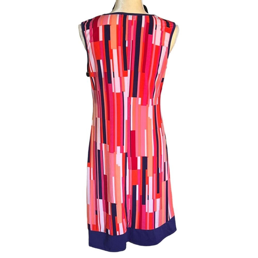 Cure Women's Colorful Striped Sleeveless Dress Size M Comfortable‎ and stretchy - Picture 2 of 16